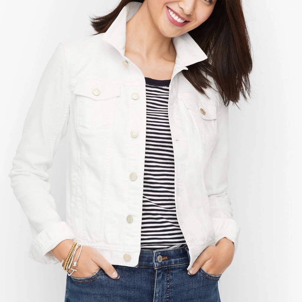 NWT Talbots denim jacket